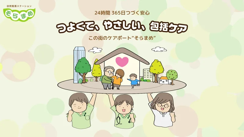 訪問看護ステーション そらまめのコーポレートサイト