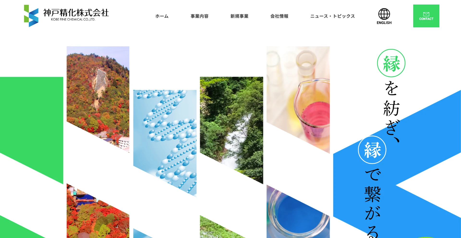 神戸精化株式会社のホームページ