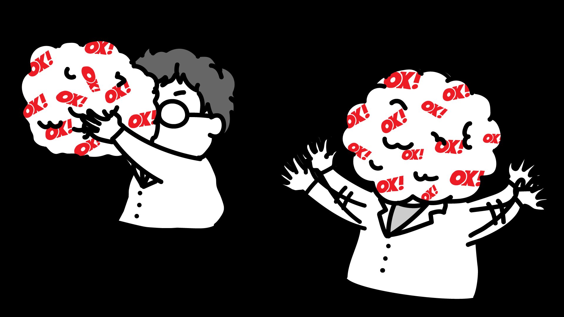 OKデザインのキャラクターたち